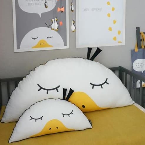 Wholesale INS Korean Baby duck baby crib Room semicircle plu